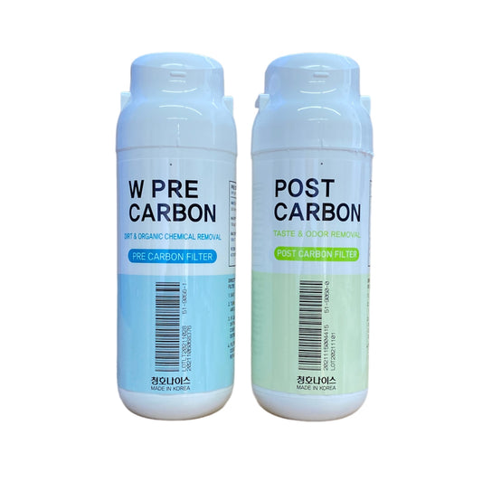 ATCR-Filtersatz für Osmose Wasserfilter BLUEsparkling (Modell ab 2022), BLUEcafé (Modell ab 2022), ChungHo Nais EDGE, ESPRECAFFE