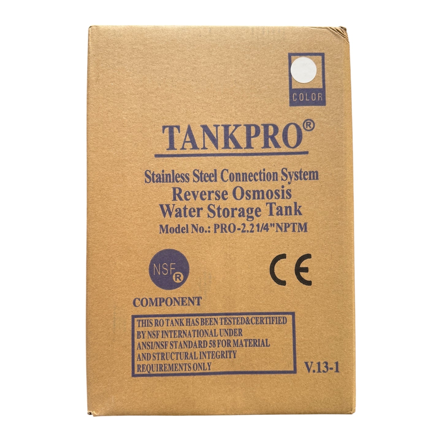 Wassertank für Osmosefilter, NSF zertifiziert