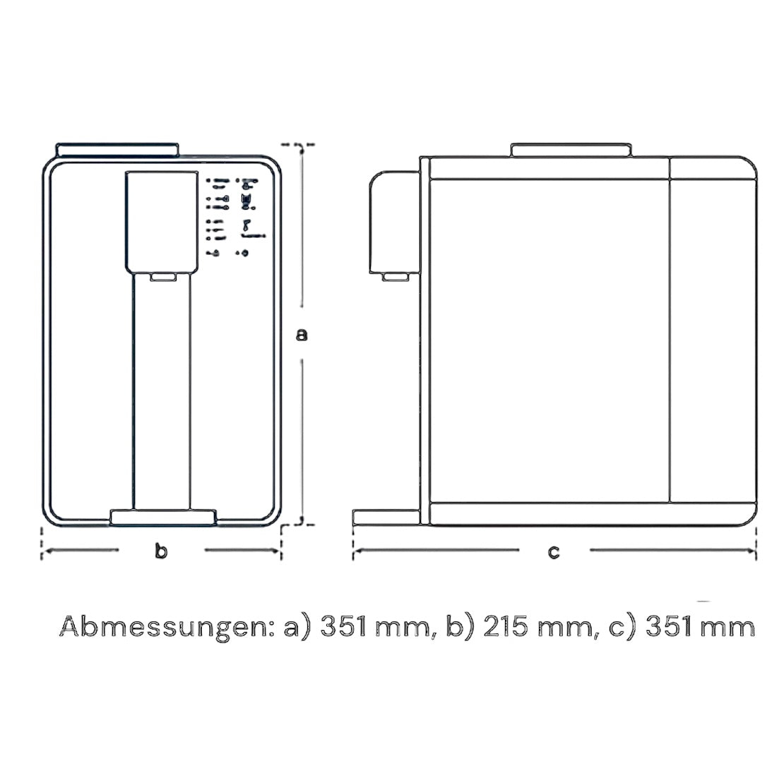 MOBI,  Kompakte Auftisch Osmoseanlage, sofort einsatzbereit – ganz ohne aufwendige Installation.