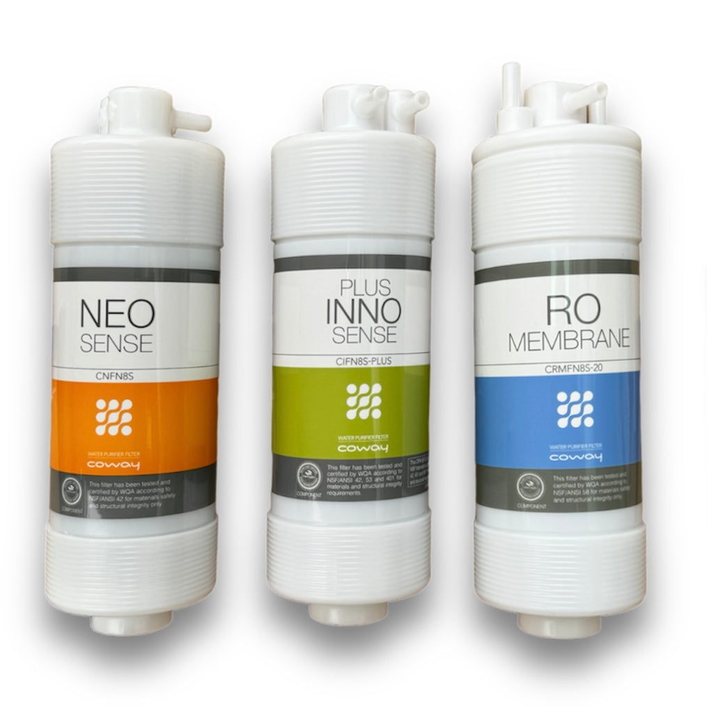 Filtersatz + RO Membrane für Osmose Wasserfilter Coway CHP-06DL, CHP-260, CHP-250L, P-07CL, P-220, P-08
