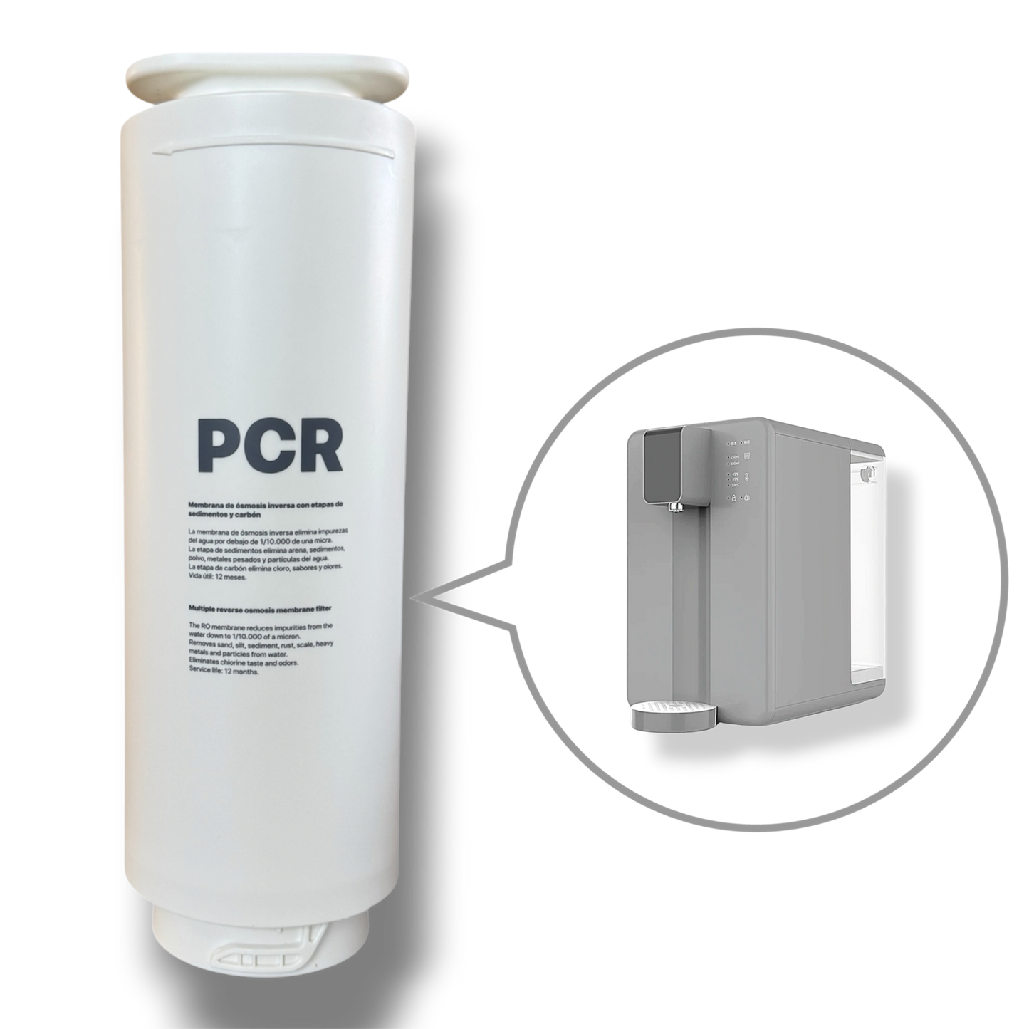 4in1 PCR Ersatzfilter + Membrane für MOBI Auftisch Osmoseanlage