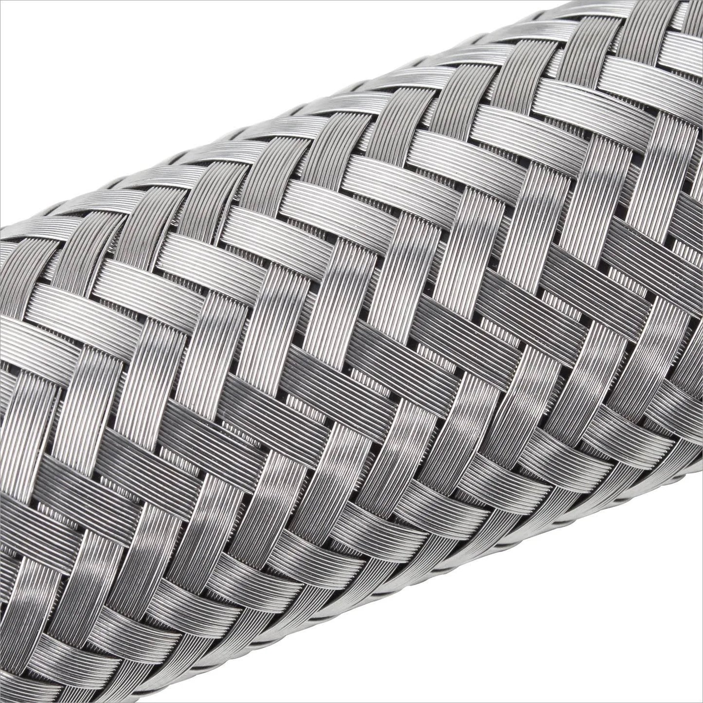 Panzerschlauch, Flexschlauch, DN25, beidseitig 1"ÜM mit Edelstahl Umflechtung